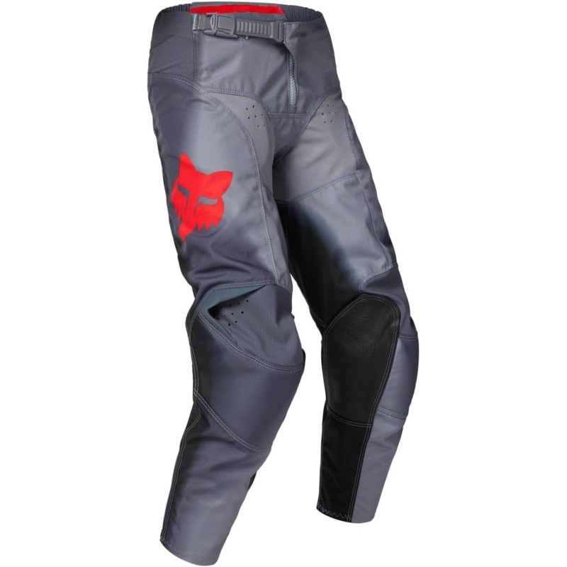 PANTALON FOX 180 INTERFERE ENFANT GRIS ET ROUGE