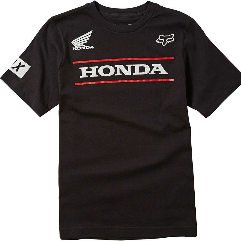 TEE SHIRT FOX HONDA SS ENFANT NOIR