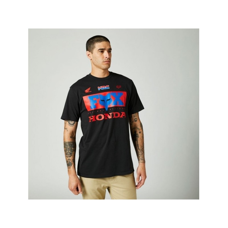 TEE SHIRT FOX HONDA SS PREMIUM NOIR