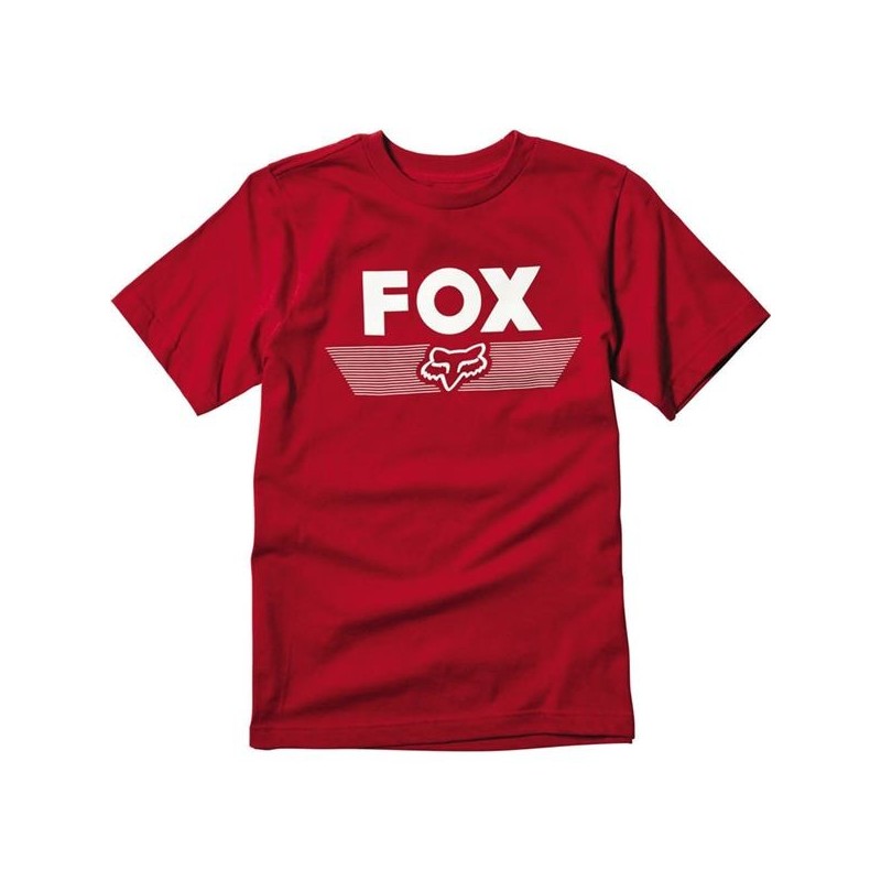 TEE-SHIRT FOX AVIATOR SS ENFANT ROUGE