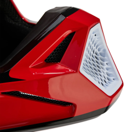 CASQUE FOX V1 BALLAST ROUGE FLUO