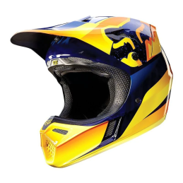 CASQUE FOX V3 FLIGHT 2015 ORANGE