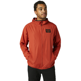 VESTE FOX CALIBRATED WINDBREAKER ROUGE