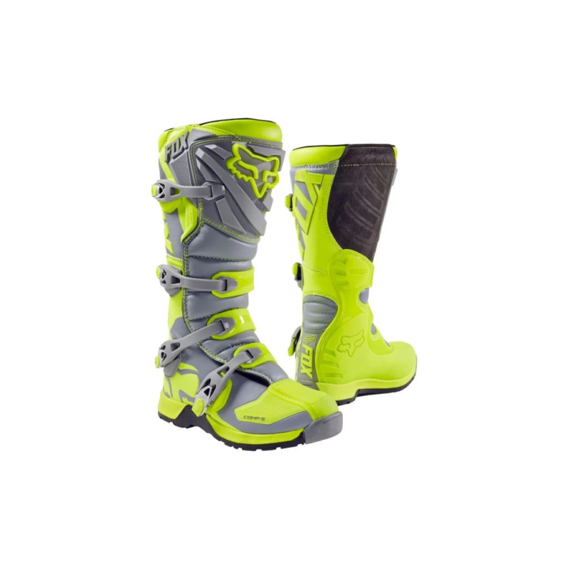 BOTTES FOX COMP 5 JAUNE ET GRIS