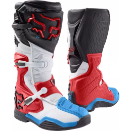 BOTTES FOX COMP 8 ROUGE-RS ROUGE BLANC BLEU