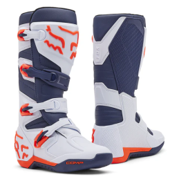 BOTTES FOX COMP BLANC BLEU MARINE