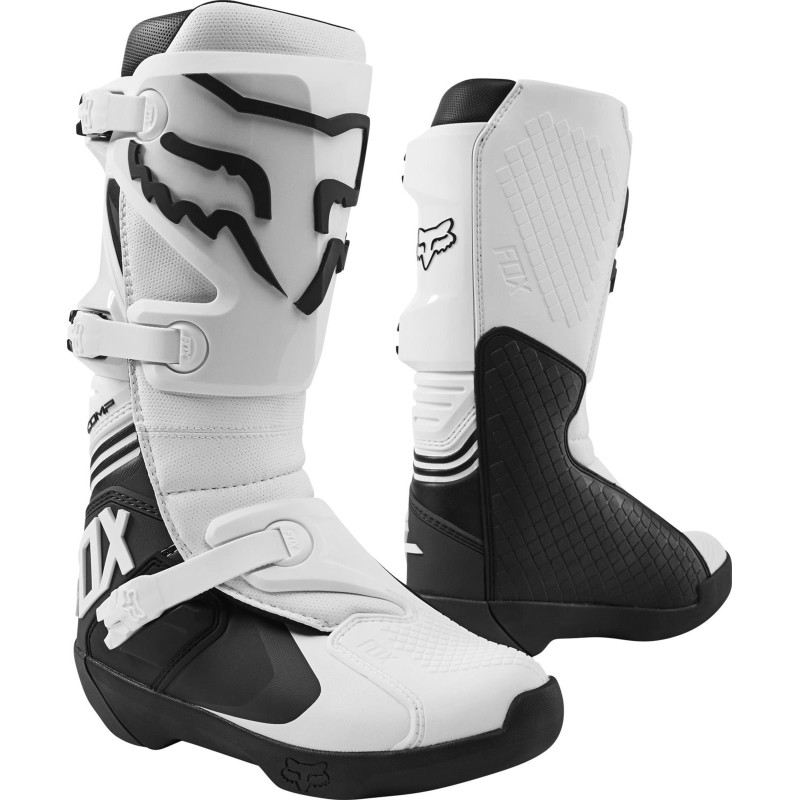 BOTTES FOX COMP BLANC ET NOIR