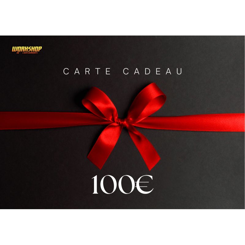 Carte Cadeau d'une valeur de 100€