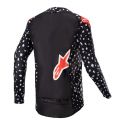 MAILLOT ALPINESTARS SUPERTECH NORTH BLACK NEON RED