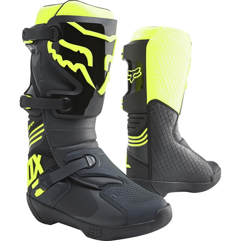 BOTTES FOX COMP NOIR JAUNE