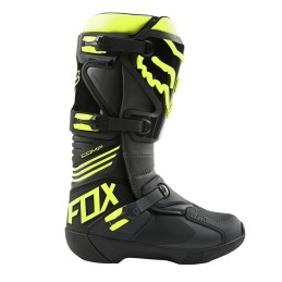 BOTTES FOX COMP NOIR JAUNE