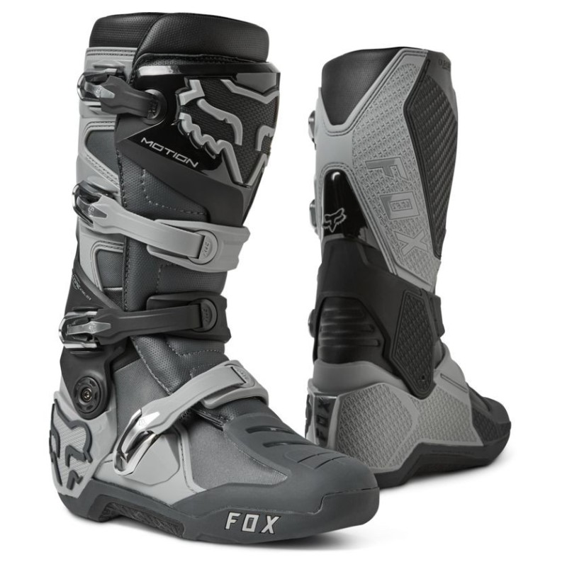 BOTTES FOX MOTION GRIS ET NOIR