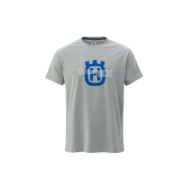 T-SHIRT HUSQVARNA ORIGIN TEE LIGHT GREY