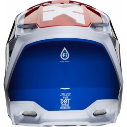 CASQUE FOX HAYL ECE ENFANT BLEU ROUGE