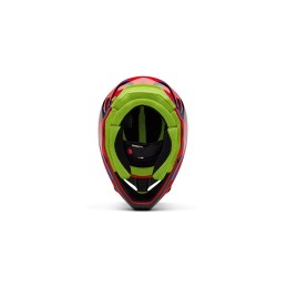 CASQUE FOX V1 EMOTION ROUGE FLUO