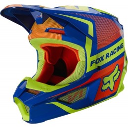 CASQUE FOX V1 OKTIV ECE ENFANT BLEU