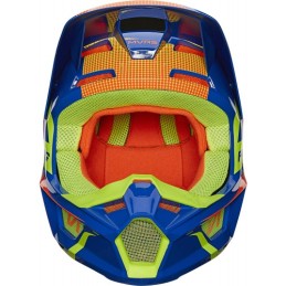 CASQUE FOX V1 OKTIV ECE ENFANT BLEU