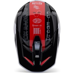 CASQUE FOX V1 RACE SPEC ENFANT ROUGE FLUO