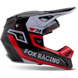 CASQUE FOX V1 RACE SPEC ENFANT ROUGE FLUO