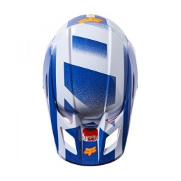 CASQUE FOX V2 RKANE ORANGE BLEU