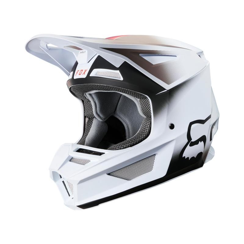 CASQUE FOX V2 VLAR ECE BLANC