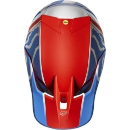 CASQUE FOX V3 KILA ECE BLEU ROUGE