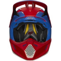 CASQUE FOX V3 KILA ECE BLEU ROUGE