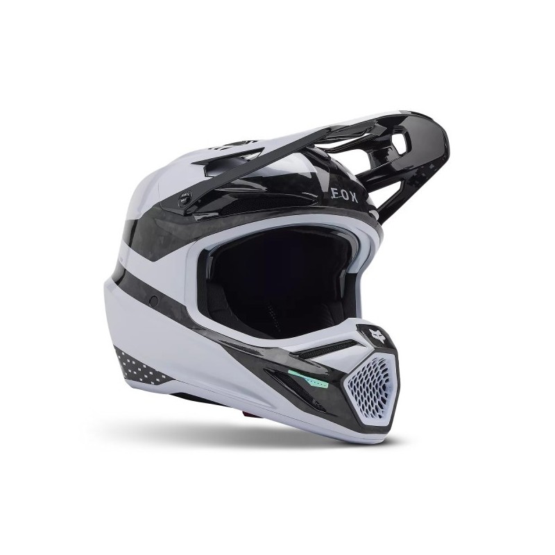 CASQUE FOX V3 RS 50 TH LE BLANC