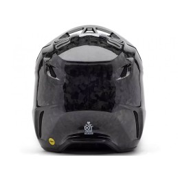 CASQUE FOX V3 RS CARBON SOLID NOIR