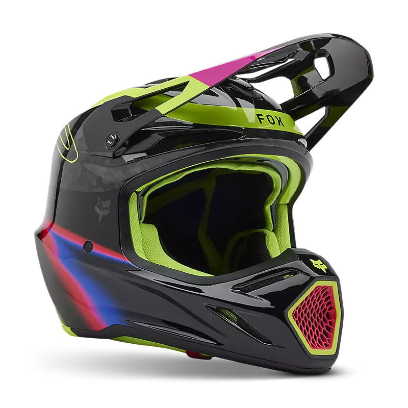 CASQUE FOX V3 RS ENERGY NOIR