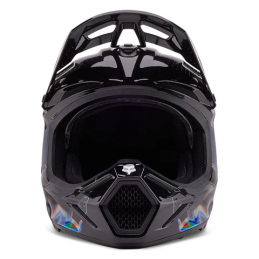 CASQUE FOX V3 RS SCANS BLANC ET NOIR