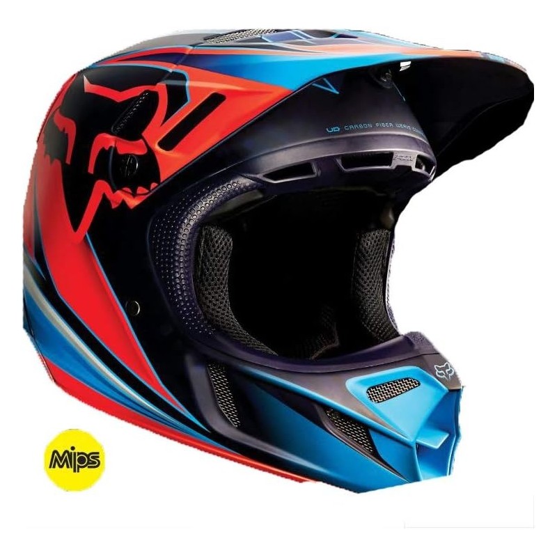 CASQUE FOX V4 RACE ROUGE