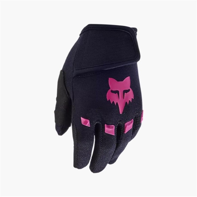 GANTS FOX DIRTPAW ENFANT NOIR ET ROSE