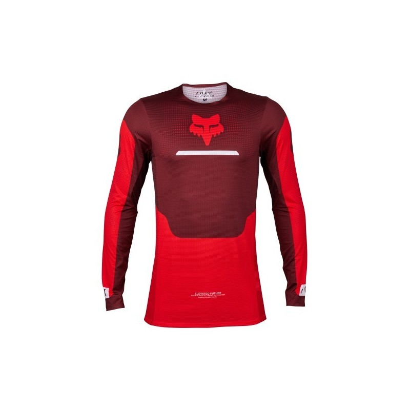 MAILLOT FOX FLEXAIR OPTICAL ROUGE FLUO