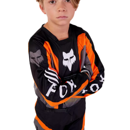 MAILLOT FOX 180 BALLAST ENFANT NOIR GRIS