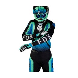 MAILLOT FOX 180 BALLAST NOIR ET BLEU