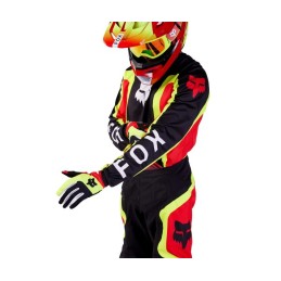 MAILLOT FOX 180 BALLAST NOIR ET ROUGE