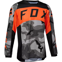 MAILLOT FOX 180 BNKR ENFANT GRIS ET CAMOUFLE