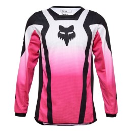 MAILLOT FOX 180 GIRLS LEAN NOIR ET ROSE