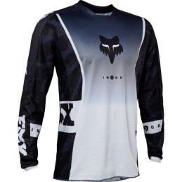 MAILLOT FOX 180 NUKLR JERSEY NOIR ET BLEU