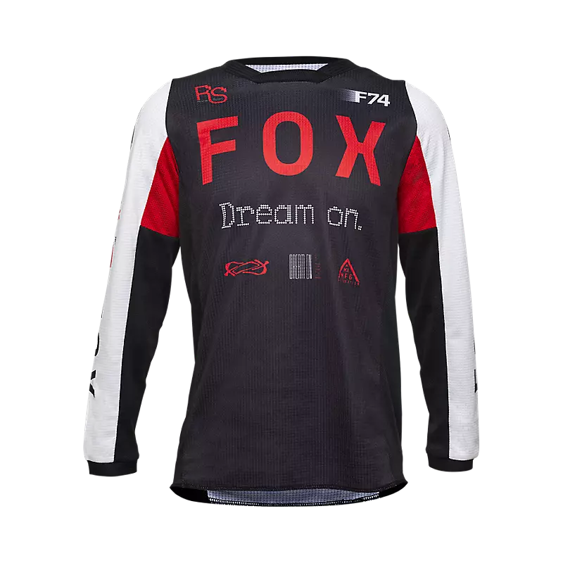 MAILLOT FOX 180 RACE SPEC ENFANT ROUGE FLUO