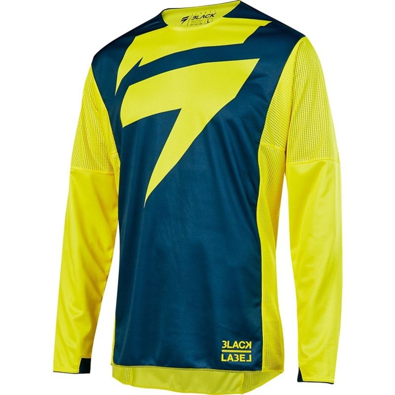 MAILLOT FOX 3LACK MAINLINE JAUNE NAVY