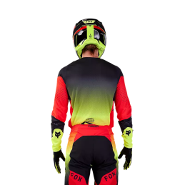 MAILLOT FOX 360 REVISE ROUGE ET JAUNE