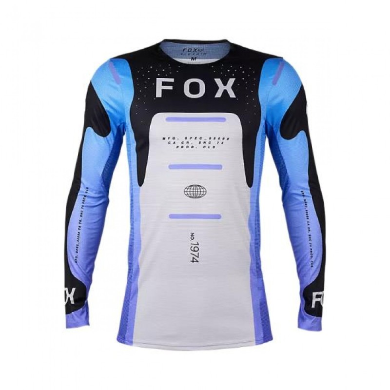 MAILLOT FOX FLEXAIR MAGNETIC NOIR ET VIOLET