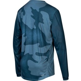 MAILLOT FOX INDICATOR LS MASH CAMO BLEU